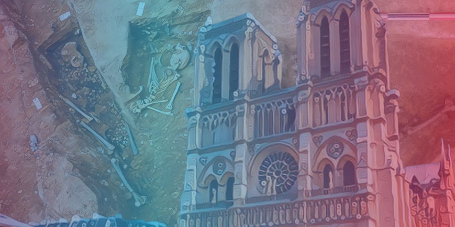 Ancient Graves Unearthed Near Notre Dame Cathedral in Paris